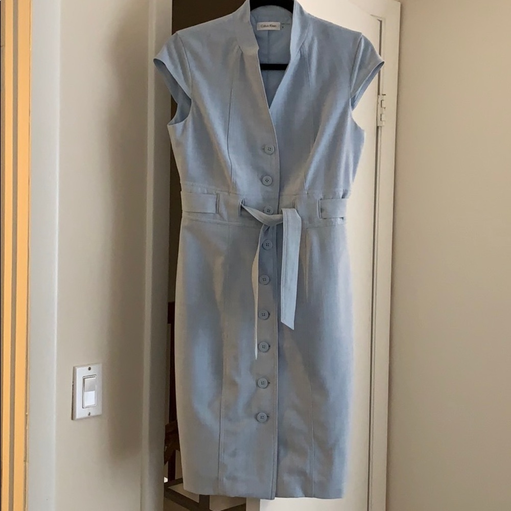 Calvin Klein light denim look dress